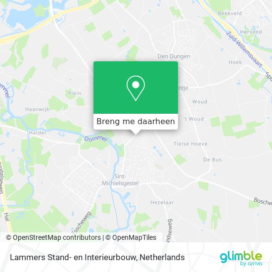 Lammers Stand- en Interieurbouw kaart