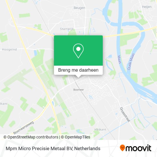 Mpm Micro Precisie Metaal BV kaart