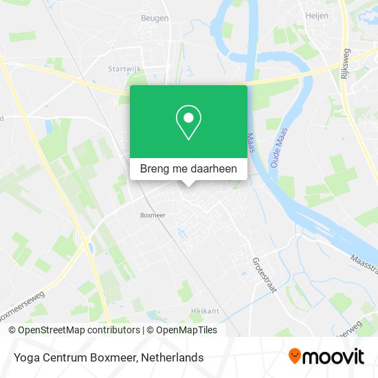 Yoga Centrum Boxmeer kaart