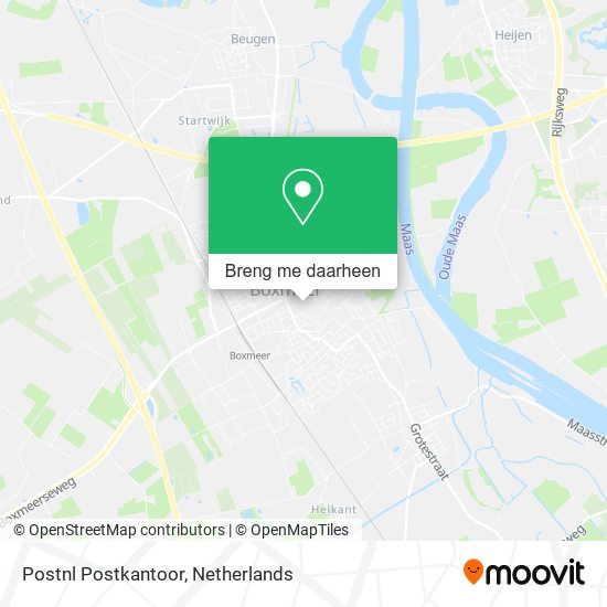 Postnl Postkantoor kaart