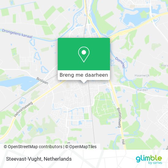 Steevast-Vught kaart