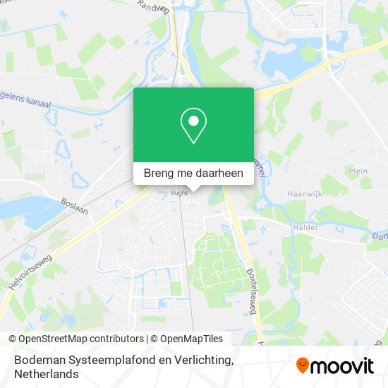 Bodeman Systeemplafond en Verlichting kaart