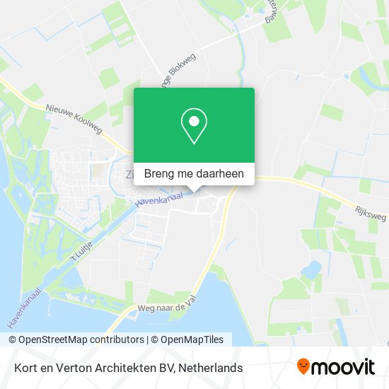 Kort en Verton Architekten BV kaart