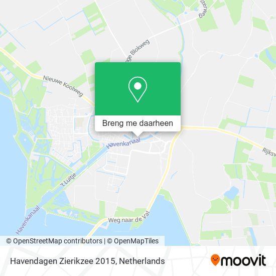 Havendagen Zierikzee 2015 kaart