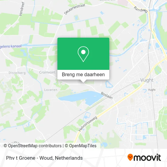 Phv t Groene - Woud kaart