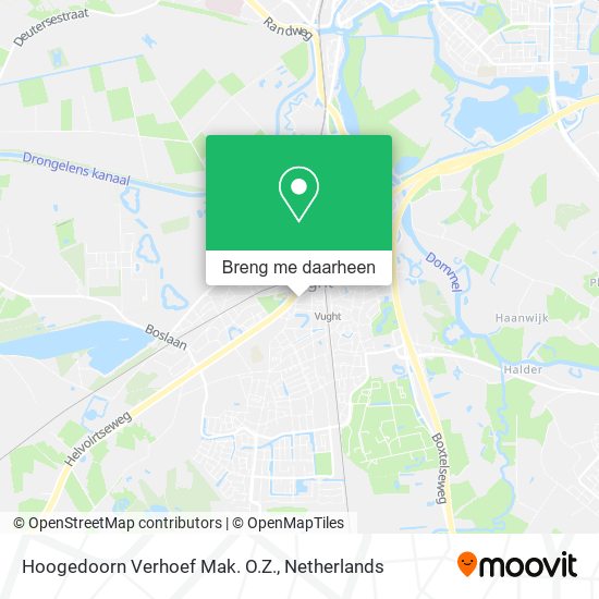 Hoogedoorn Verhoef Mak. O.Z. kaart