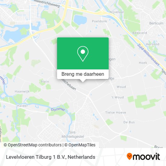 Levelvloeren Tilburg 1 B.V. kaart