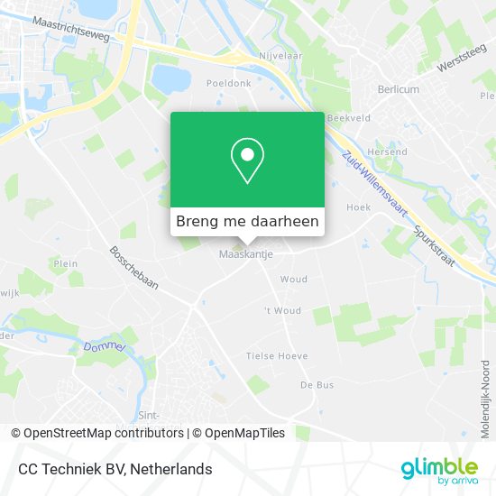 CC Techniek BV kaart