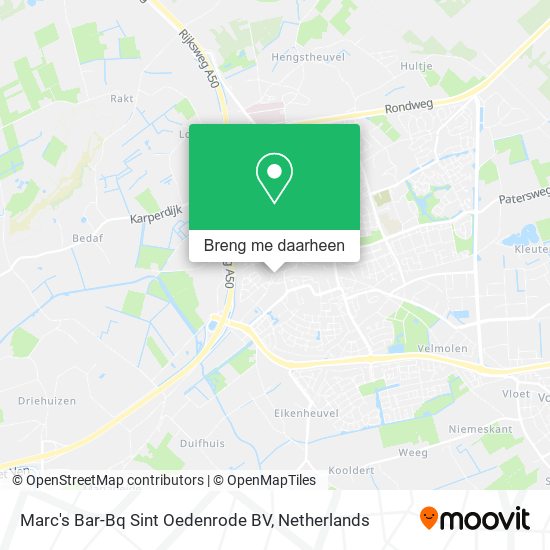 Marc's Bar-Bq Sint Oedenrode BV kaart