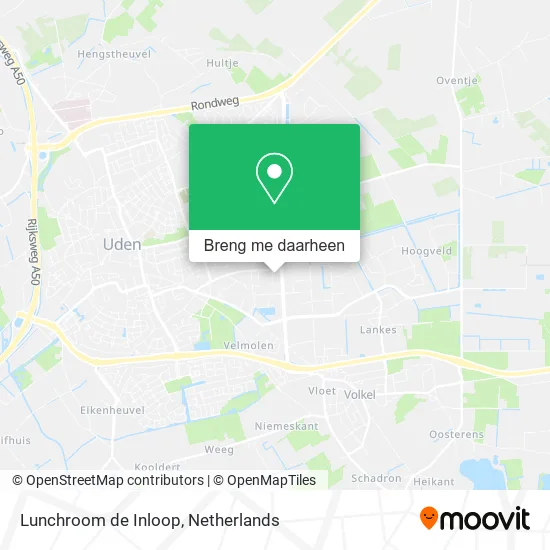 Lunchroom de Inloop kaart