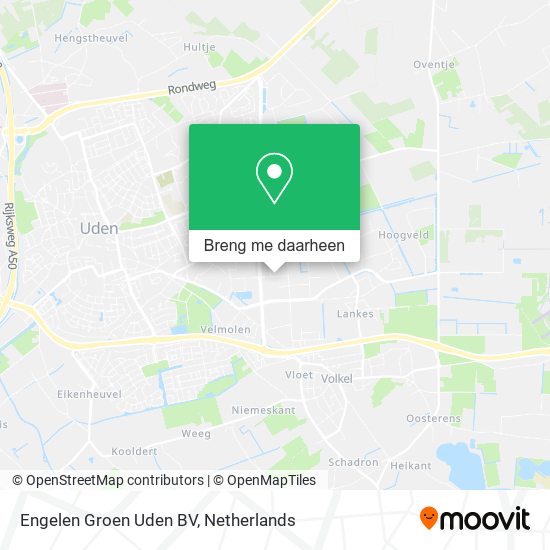 Engelen Groen Uden BV kaart