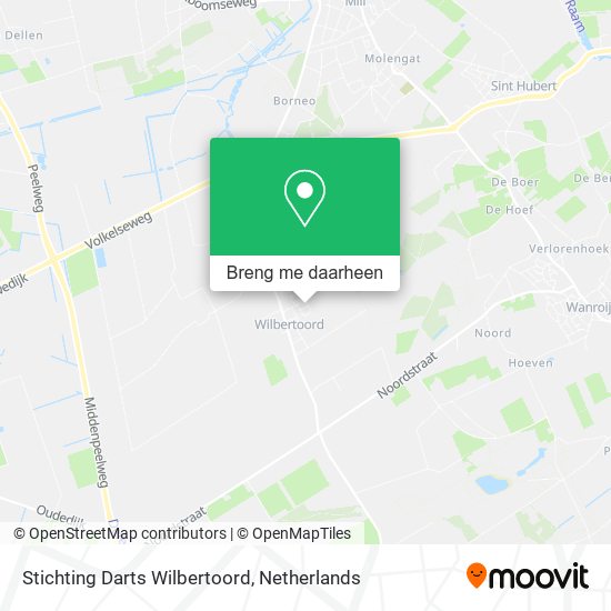 Stichting Darts Wilbertoord kaart