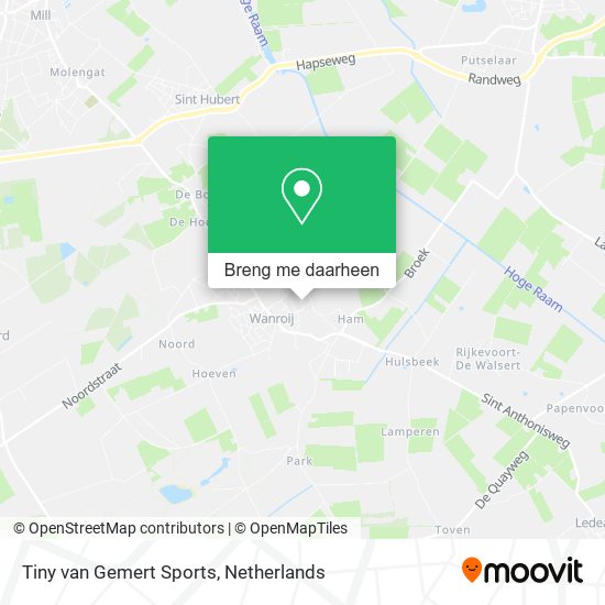 Tiny van Gemert Sports kaart