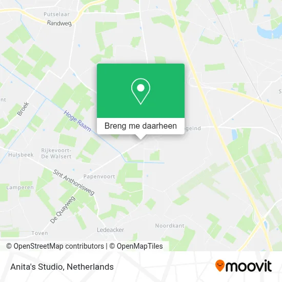 Anita's Studio kaart