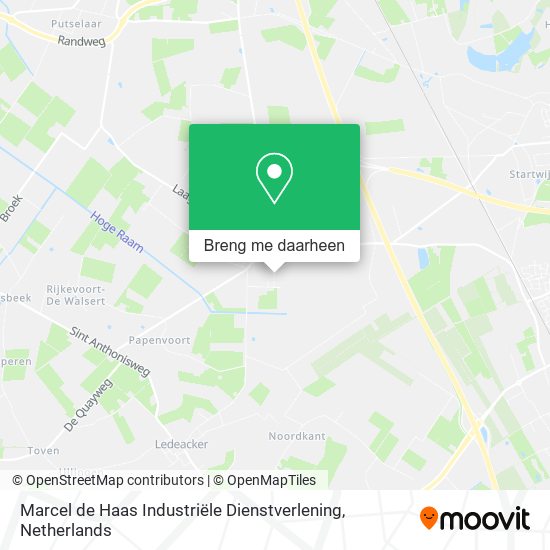 Marcel de Haas Industriële Dienstverlening kaart