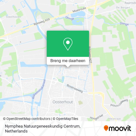 Nymphea Natuurgeneeskundig Centrum kaart