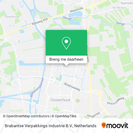 Brabantse Verpakkings Industrie B.V. kaart