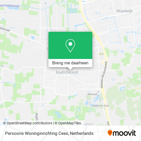 Persoons Woninginrichting Cees kaart