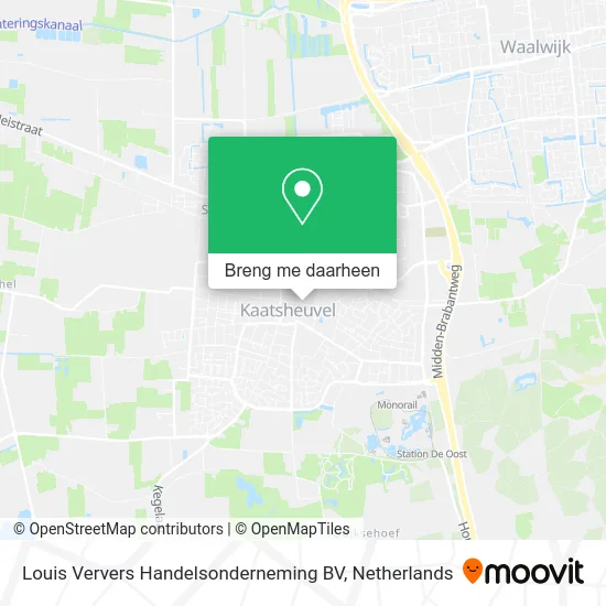 Louis Ververs Handelsonderneming BV kaart