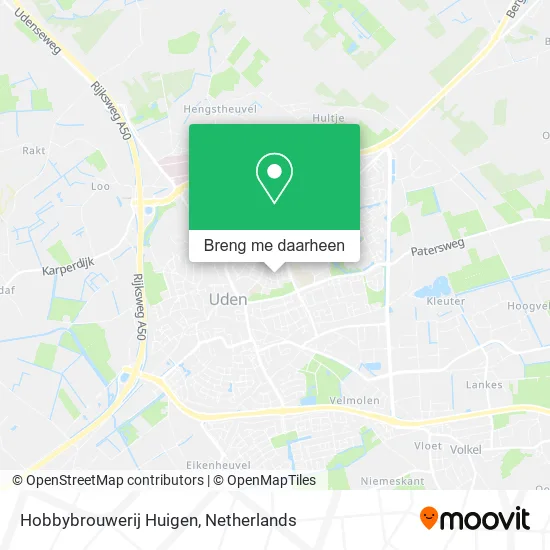 Hobbybrouwerij Huigen kaart