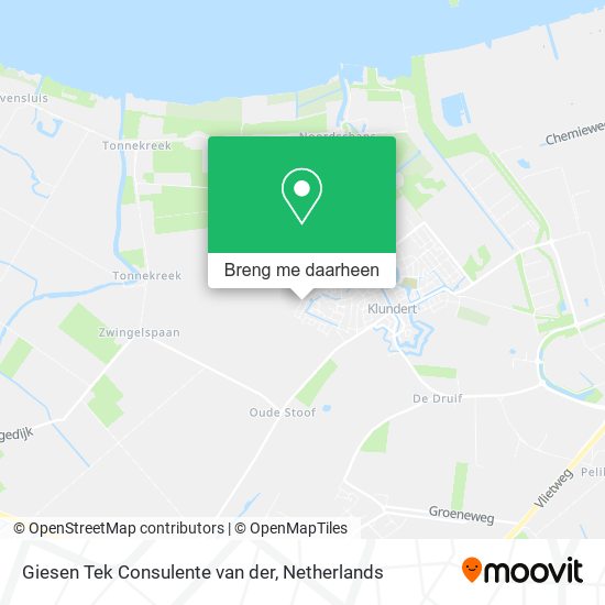 Giesen Tek Consulente van der kaart