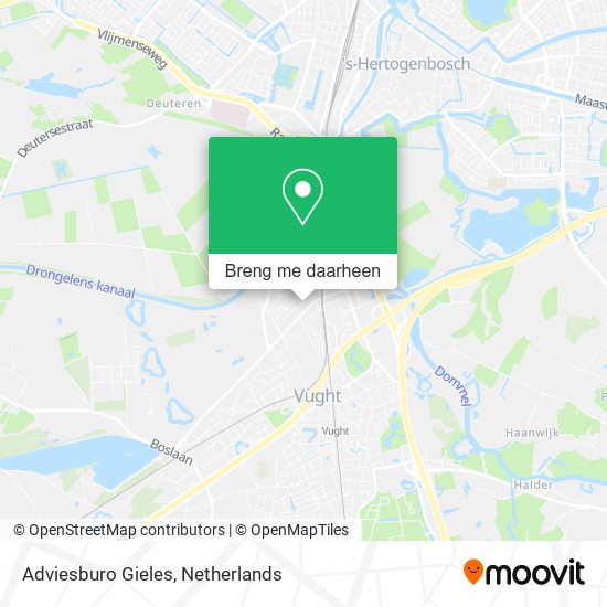 Adviesburo Gieles kaart