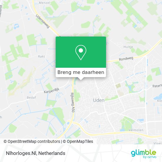 Nlhorloges.Nl kaart