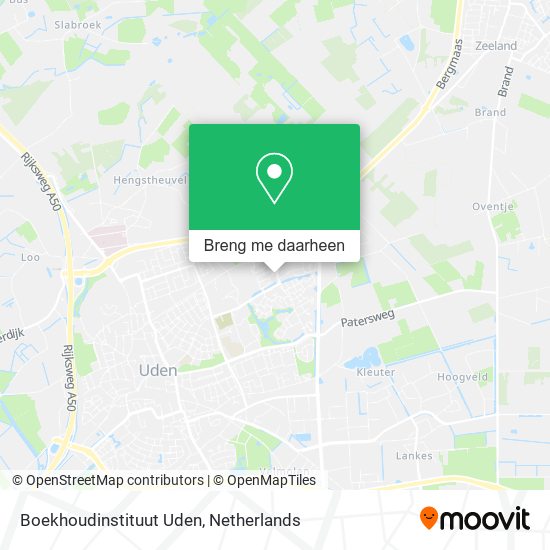 Boekhoudinstituut Uden kaart