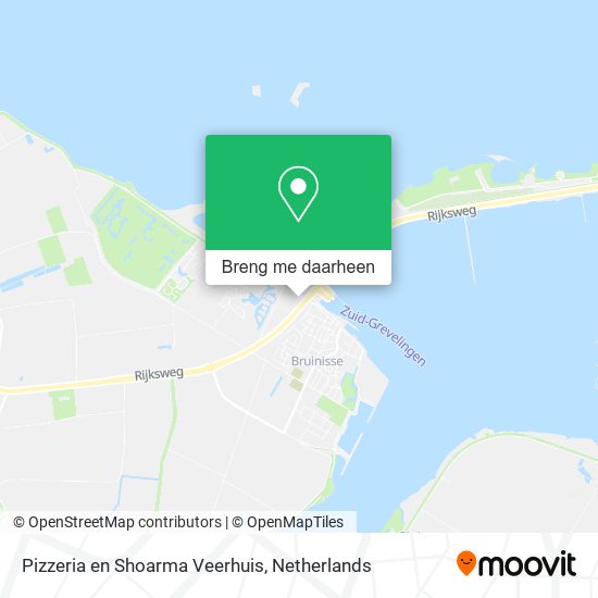 Pizzeria en Shoarma Veerhuis kaart