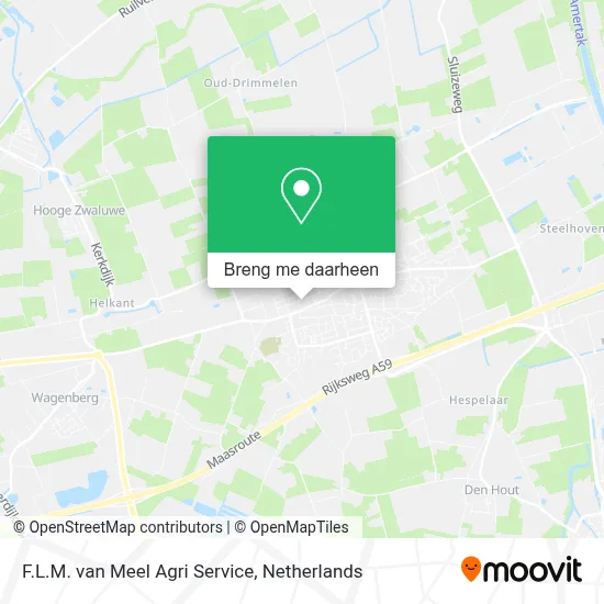 F.L.M. van Meel Agri Service kaart