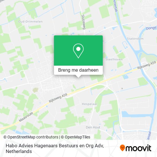 Habo Advies Hagenaars Bestuurs en Org Adv kaart