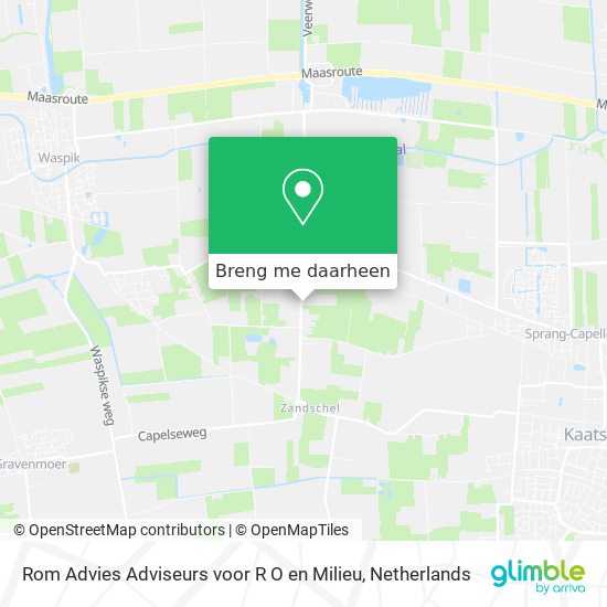 Rom Advies Adviseurs voor R O en Milieu kaart