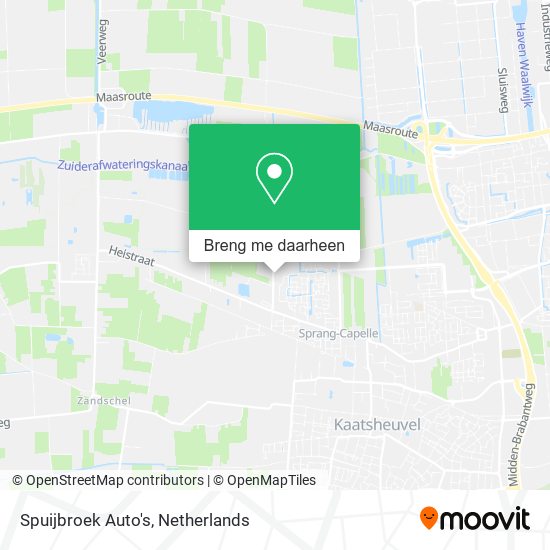 Spuijbroek Auto's kaart