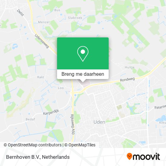 Bernhoven B.V. kaart