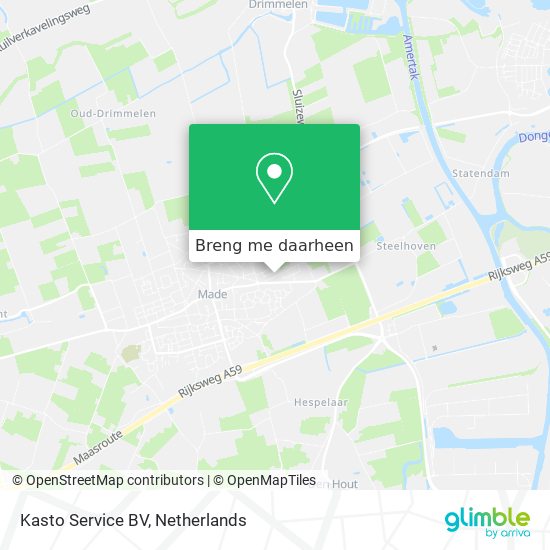 Kasto Service BV kaart