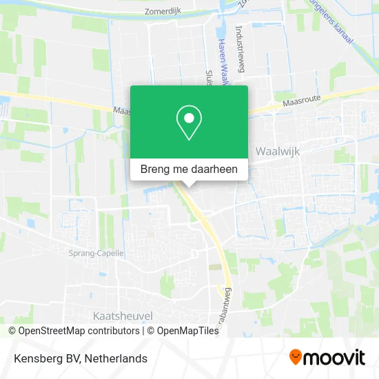 Kensberg BV kaart