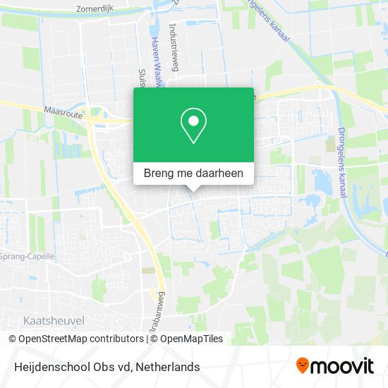 Heijdenschool Obs vd kaart