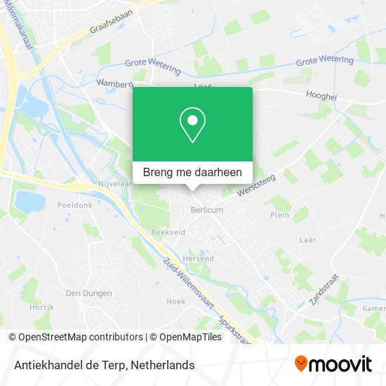 Antiekhandel de Terp kaart