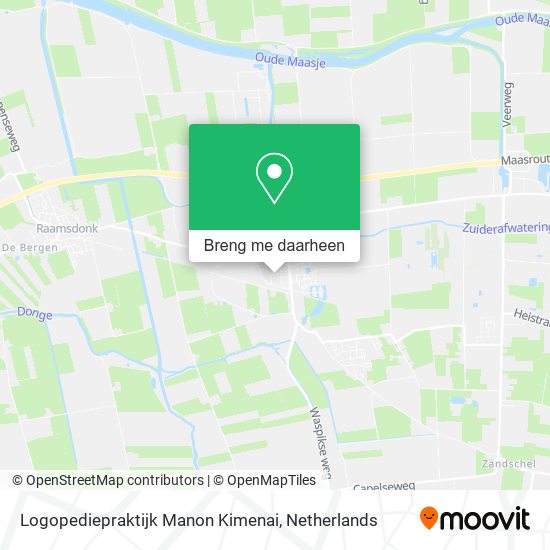 Logopediepraktijk Manon Kimenai kaart