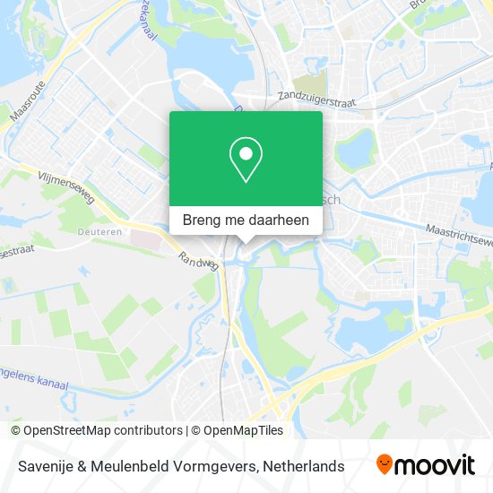 Savenije & Meulenbeld Vormgevers kaart