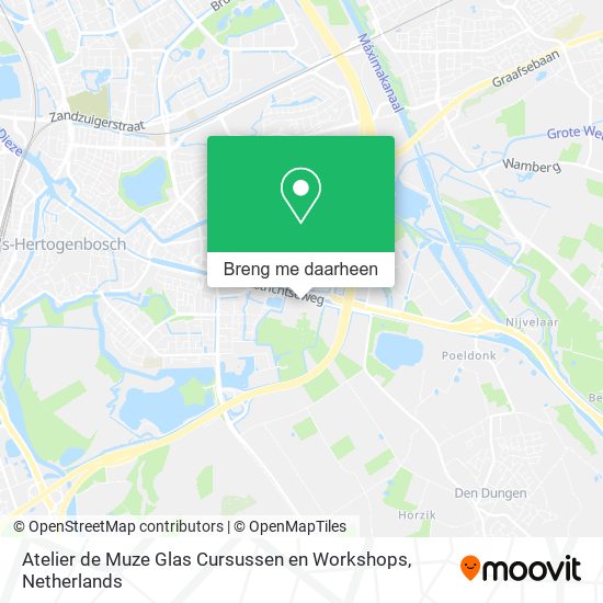 Atelier de Muze Glas Cursussen en Workshops kaart