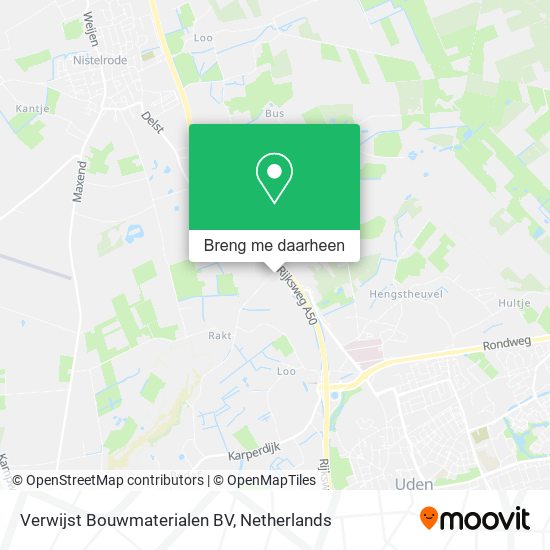 Verwijst Bouwmaterialen BV kaart