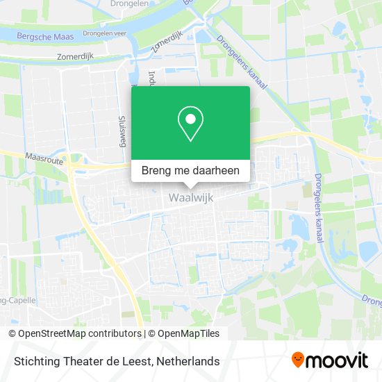 Stichting Theater de Leest kaart