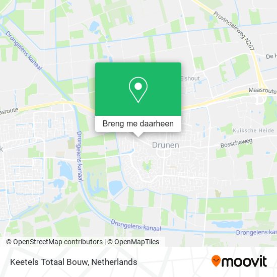 Keetels Totaal Bouw kaart