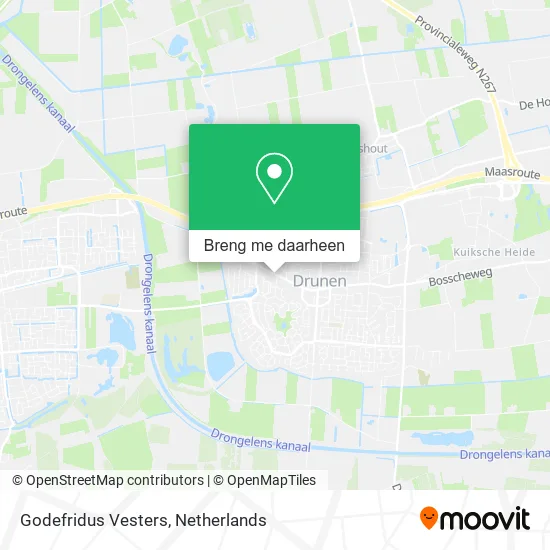 Godefridus Vesters kaart