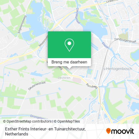 Esther Frints Interieur- en Tuinarchitectuur kaart