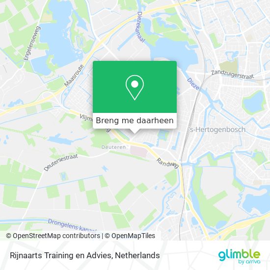 Rijnaarts Training en Advies kaart