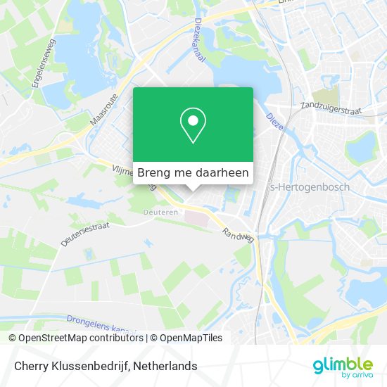 Cherry Klussenbedrijf kaart