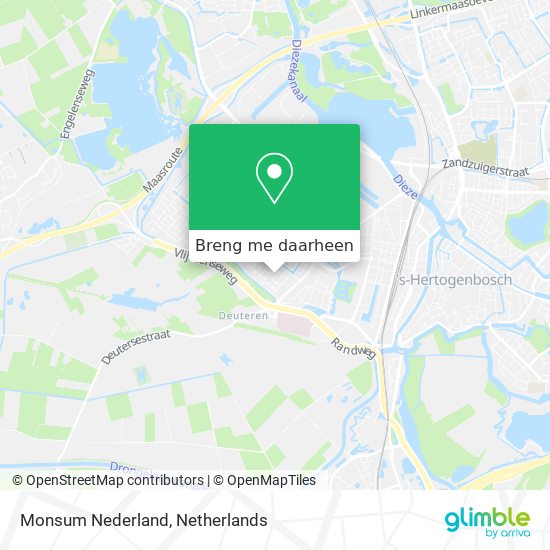 Monsum Nederland kaart