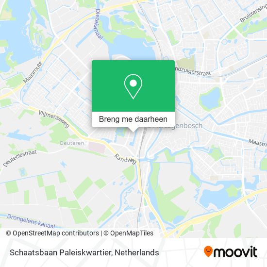 Schaatsbaan Paleiskwartier kaart